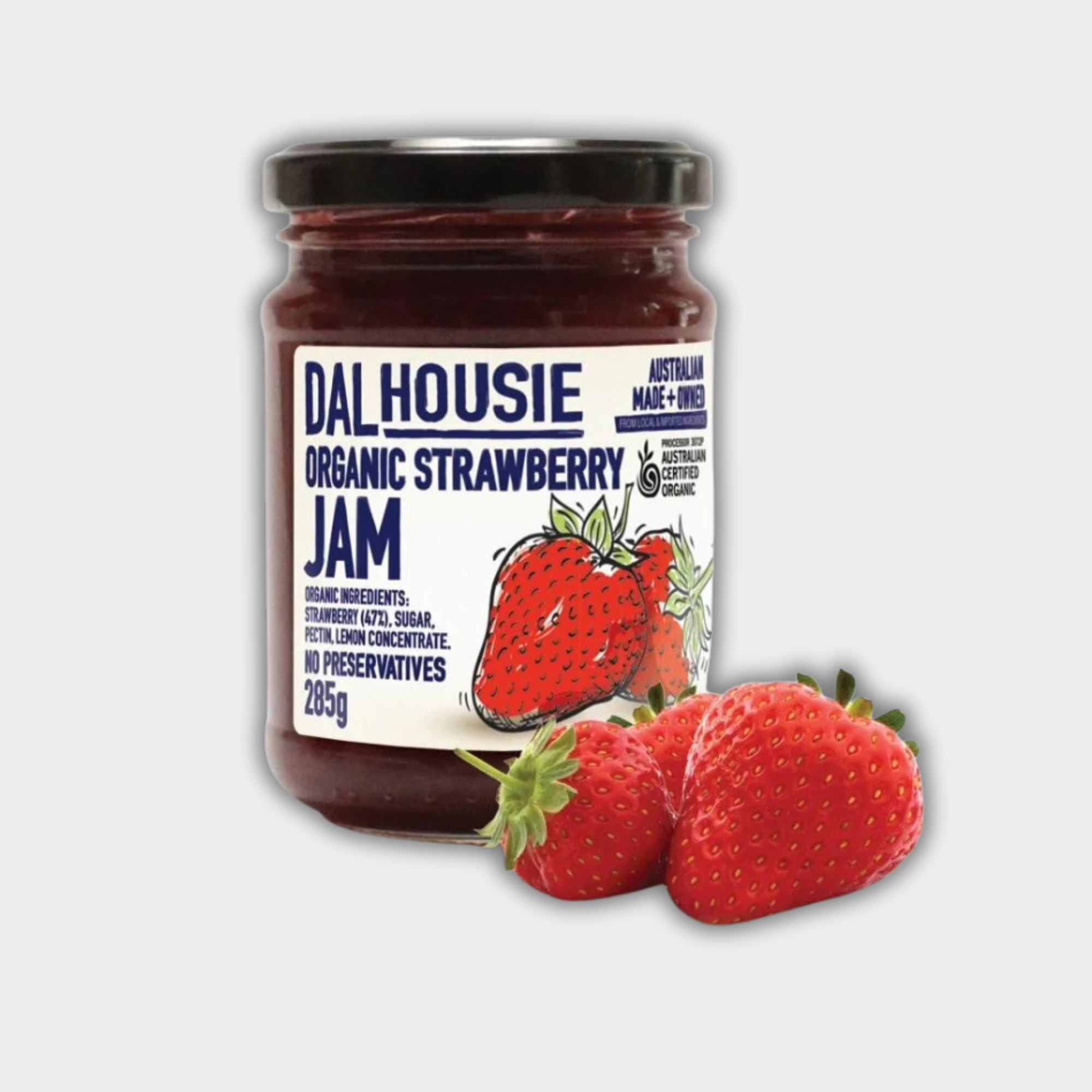 Organic Strawberry Jam - by Dalhousie