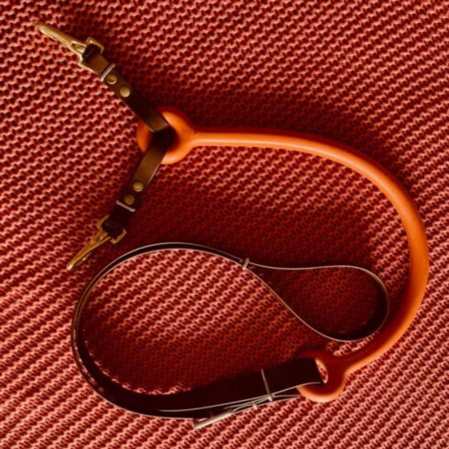 Orange and Brown item on orange background australian made