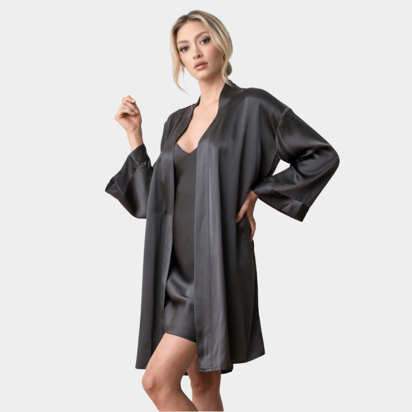 100% Pure Silk Robe - by Ms Kensington. Made in Sydney